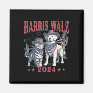 Wheimer Cowboy This Childless Cat Dog Lady Kamala Magnet