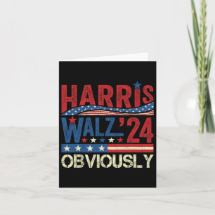 Wheimer Obviously! Harris Waltz 2024 Election 1 Card