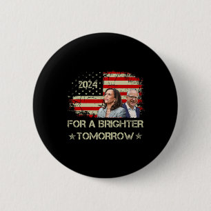 Wheimer Waltz 2024 For A Brighter Tomorrow America 6 Cm Round Badge