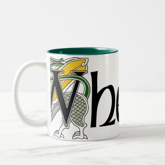 Whelan Celtic Dragon Mug (Left)