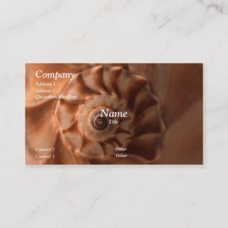 Whelk Left Turn Business Card