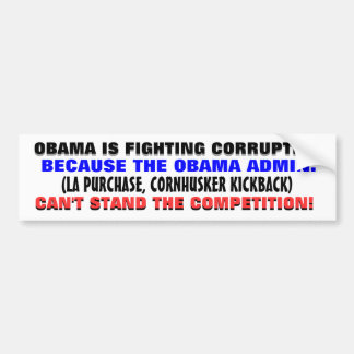 When a corrupt government "fights" corruption.. bumper sticker