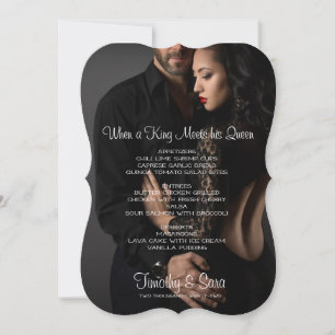 When a King Meets His Queen Menu