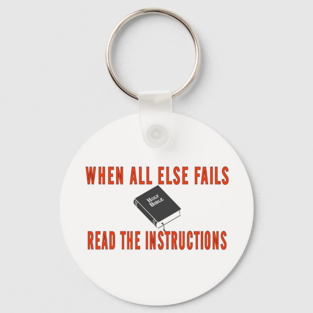 WHEN ALL ELSE FAILS KEY RING (Front)