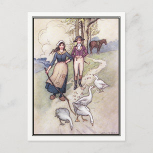 When All the World is Young by Warwick Goble Postcard