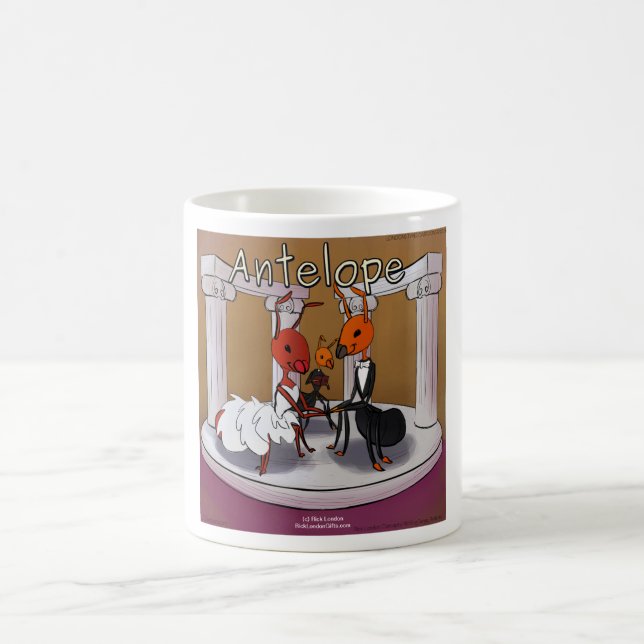 When Ants Elope Funny Comic Coffee Mug (Center)