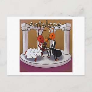 When Ants Elope Rick London Funny Postcard