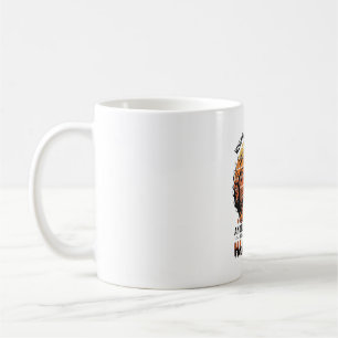 When Black Cats Prowl Halloween Cat Tombstone Pump Coffee Mug