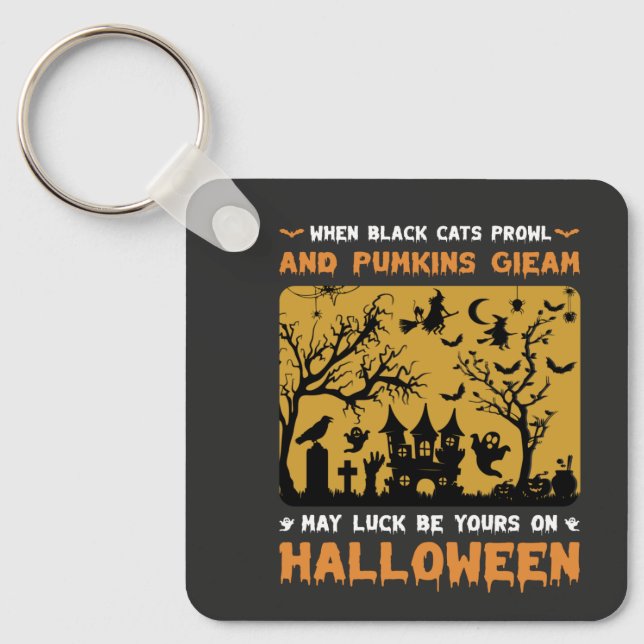 When Black Cats Roam     Key Ring (Front)