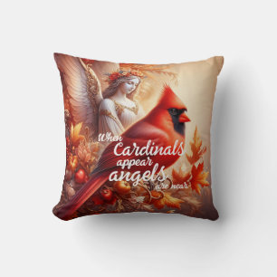 When cardinals appear angels are near cushion