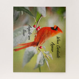 When Cardinals Appear, Angels are Near Jigsaw Puzzle