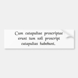 When catapults are outlawed....... bumper sticker