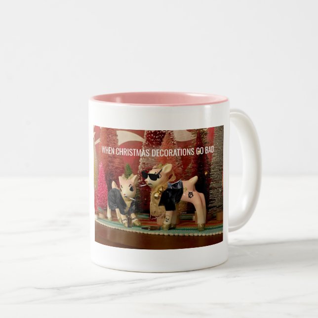 When Christmas Decorations Go Bad customisable mug (Front Right)