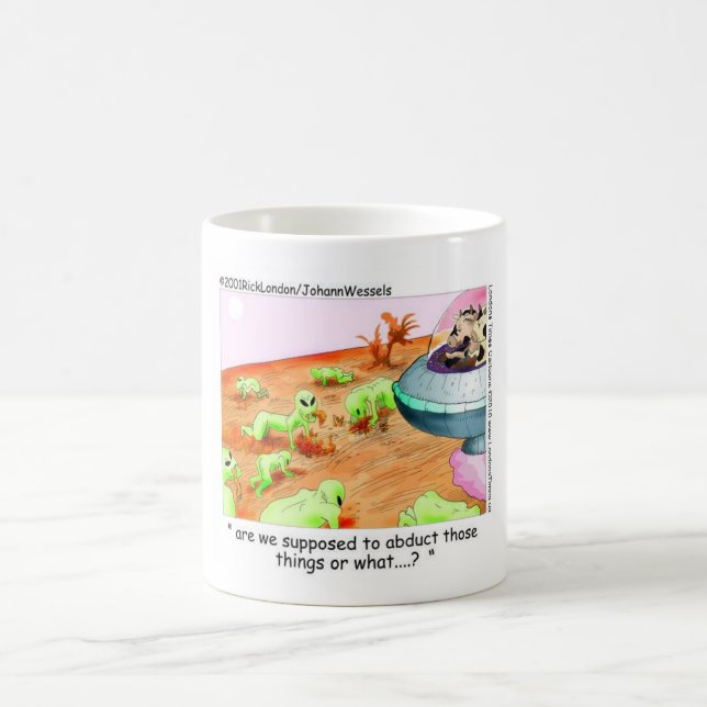 When Cows Ruled Space Funny Gifts Tees Mugs Etc (Center)