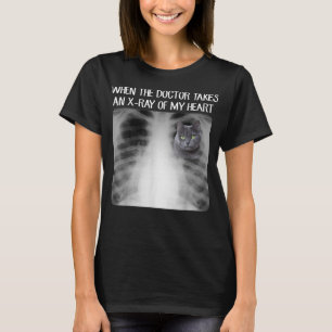 When Doctor Takes X-ray Of My Heart Funny Russian  T-Shirt
