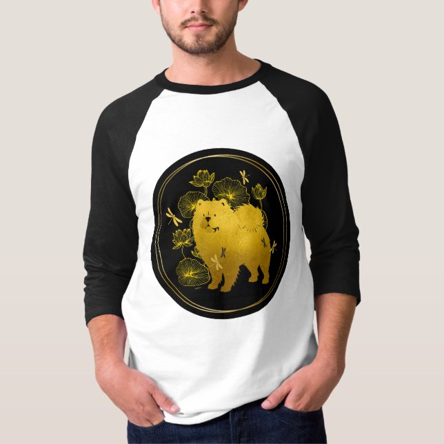 WHEN DRAGONS FLY black sleeves T-Shirt (Front)