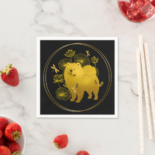 WHEN DRAGONS FLY  Chow    Napkin