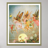 When Fairies Come Out - Ida Outhwaite Print Poster