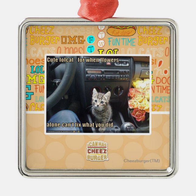 When flowers are not enough metal tree decoration (Front)