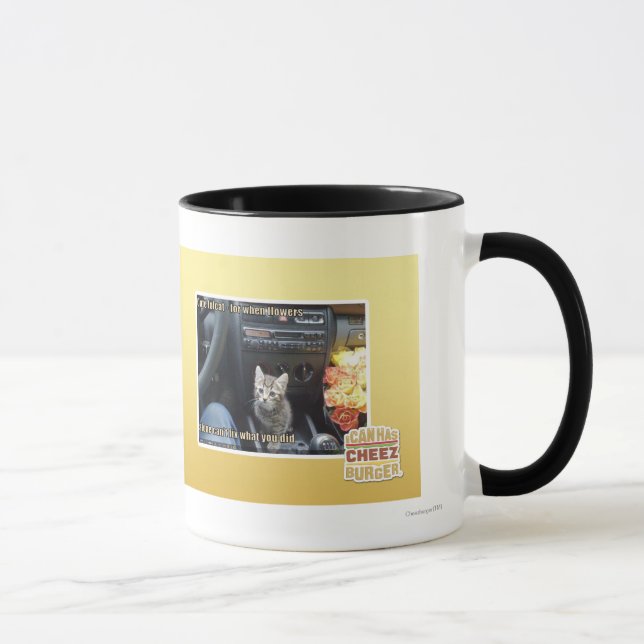 When flowers are not enough mug (Right)