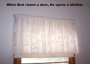 Window When God Closes A Door He Opens A Window Gifts Gift Ideas