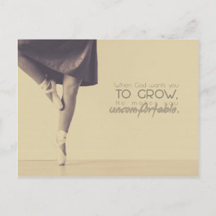 When God wants you to grow Postcard
