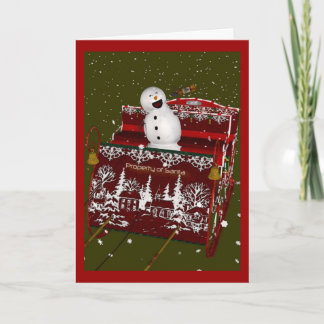 When Good Snowmen Go Bad Christmas Greeting Cards