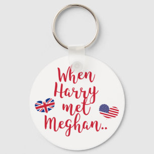When Harry met Meghan Fun Royal Wedding Key Ring