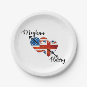 When Harry met Meghan Paper Plate