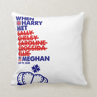 When Harry Met Meghan Royal Wedding Quirky Merch! Cushion