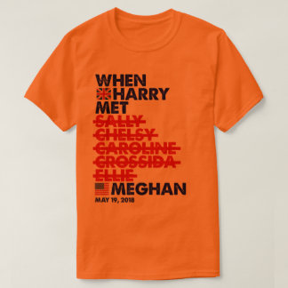 When Harry Met Meghan Royal Wedding Quirky Merch! T-Shirt