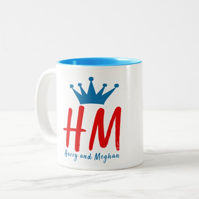 When Harry met Meghan Two-Tone Coffee Mug (Front Left)