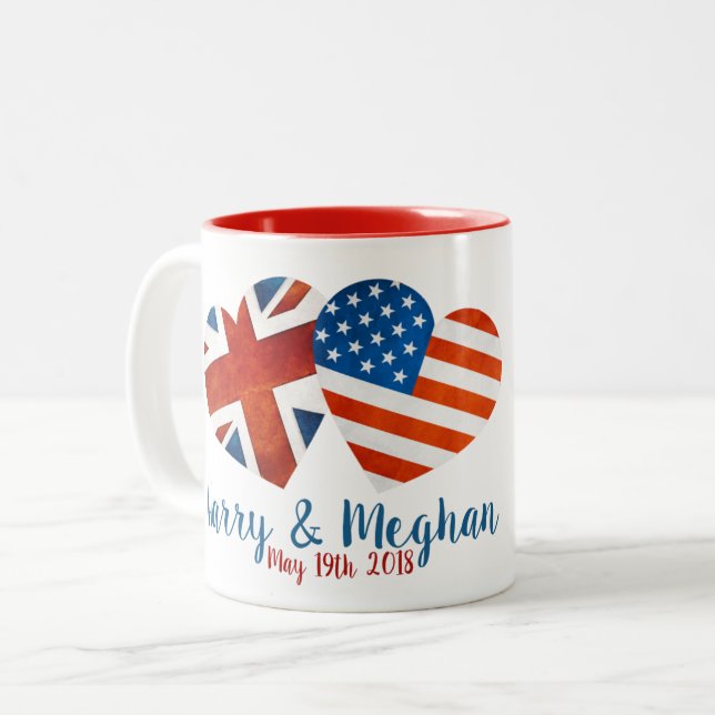 When Harry met Meghan Two-Tone Coffee Mug (Front Left)
