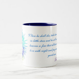 When He Shall Die Two-Tone Coffee Mug