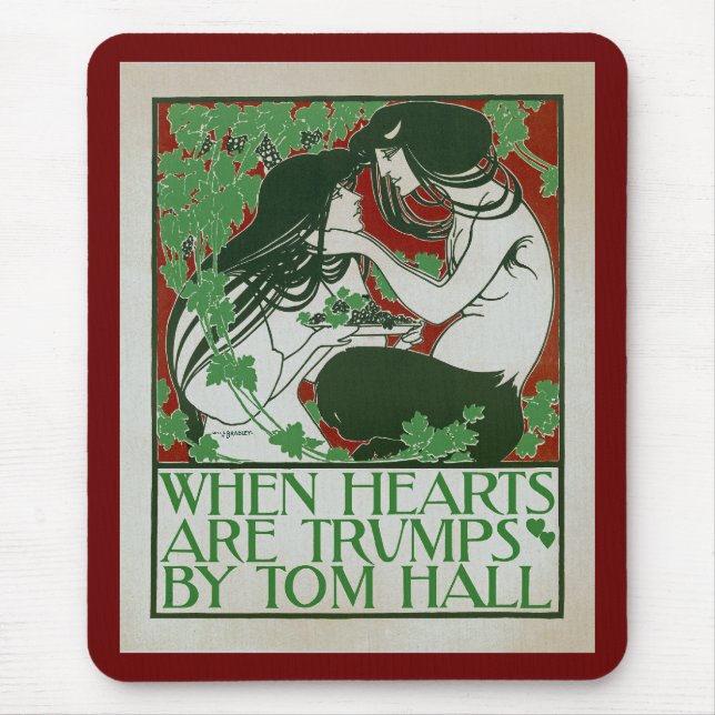 When Hearts Are Trumps Mouse Mat (Front)