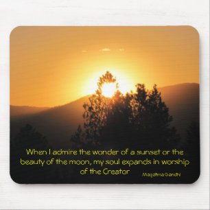 When I admire the wonder...Gahndi Mouse Mat