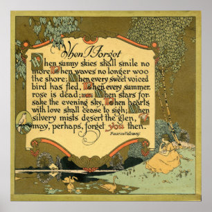 "When I Forget" Poster