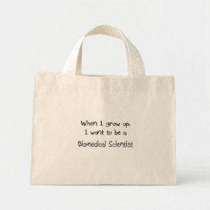When I grow up I want to be a Biomedical Scientist Mini Tote Bag
