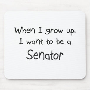 When I grow up I want to be a Senator Mouse Mat
