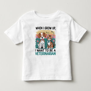 When I grow up I want to be Veterinarian T-Shirt