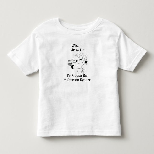 When I Grow Up...Kid's Tee - BL (Front)