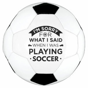 When I Was Playing Soccer Football