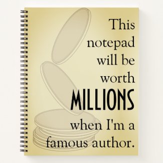 When I'm a Famous Author Notebook