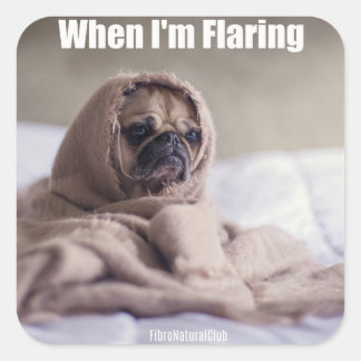 When I'm Flaring Fibromyalgia Sticker