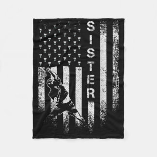 When Im Not Playing I Definitely Think About It Ba Fleece Blanket