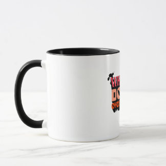 When in Doubt, Overthink It - Witty Modern Design Mug