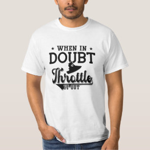 When In Doubt Throttle It Out Jet Skiing Jet Ski T-Shirt