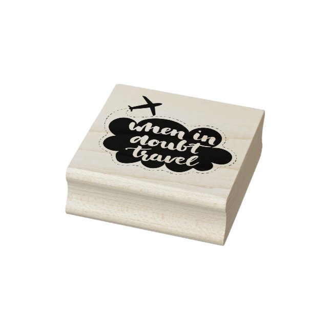 When In Doubt Travel Cloud Rubber Stamp (Stamp)