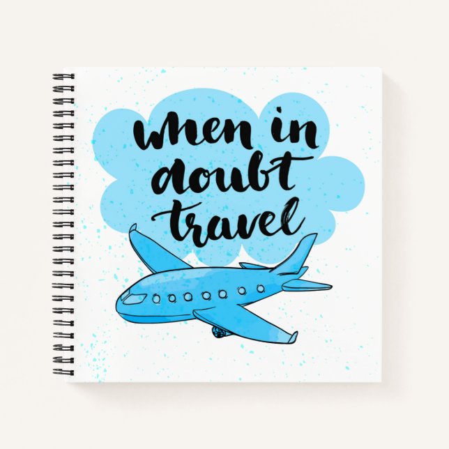 When In Doubt Travel Notebook (Front)