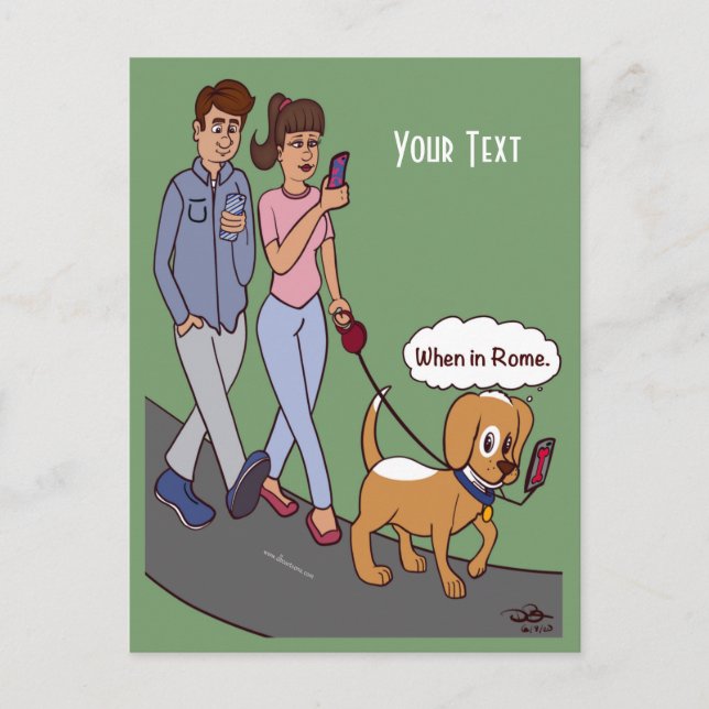 When In Rome Postcard (Front)